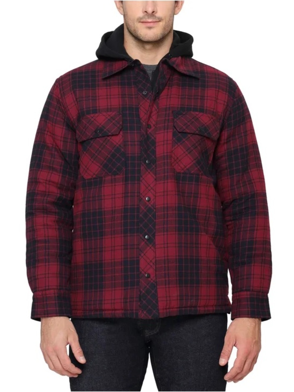 The BC Clothing Co. - Men's Quilted Hooded Jacket